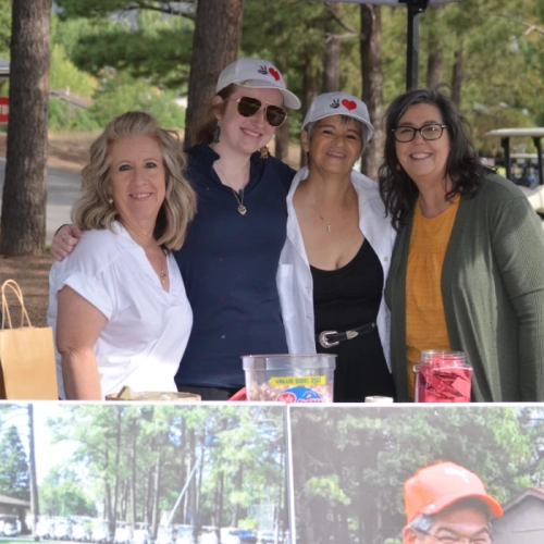 Ladies at the golf tournament